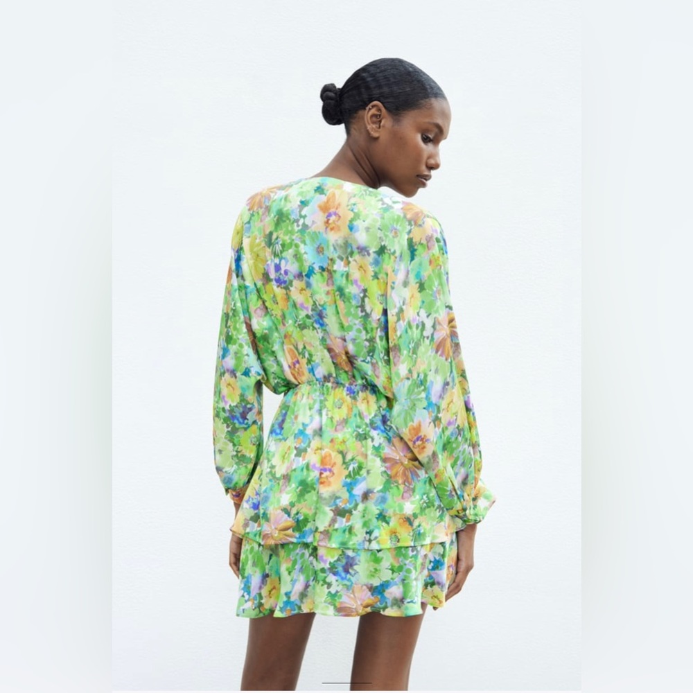 FLORAL PRINT DRESS - Picture 9 of 14